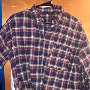 Crop top flannel